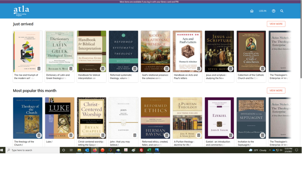 Atla E-Book Lending Program – Puritan Reformed Theological Seminary ...